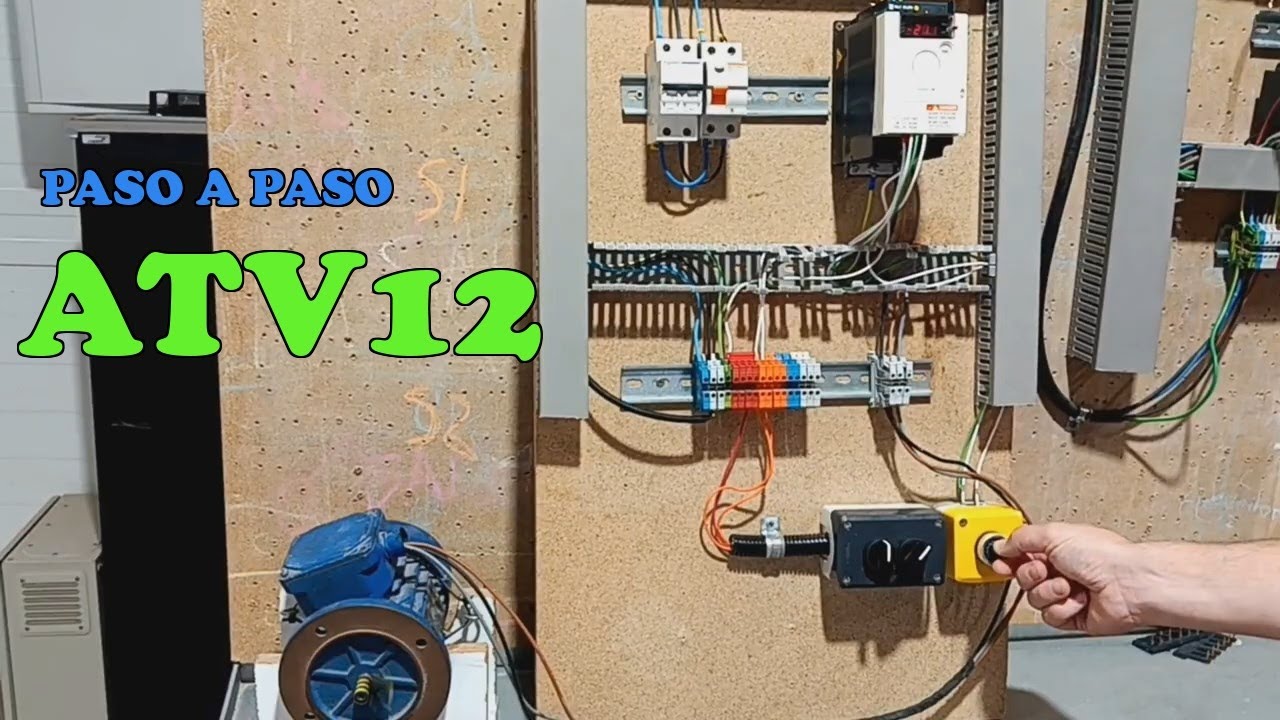 CÓMO CONECTAR Y CONFIGURAR UN VARIADOR DE FRECUENCIA ATV12 PASO A PASO EN UN SOLO VIDEO