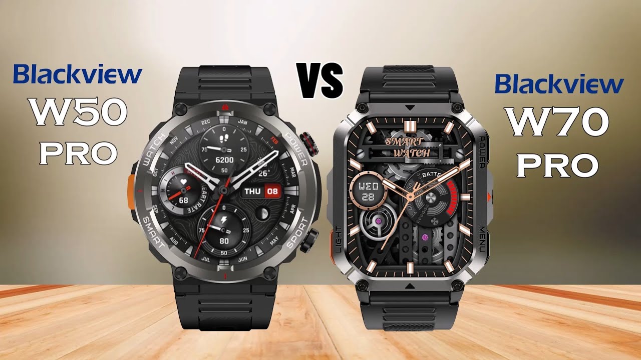 Blackview W50 Pro vs W70 Pro | Best Budget Rugged Smartwatch? Full Comparison & Review
