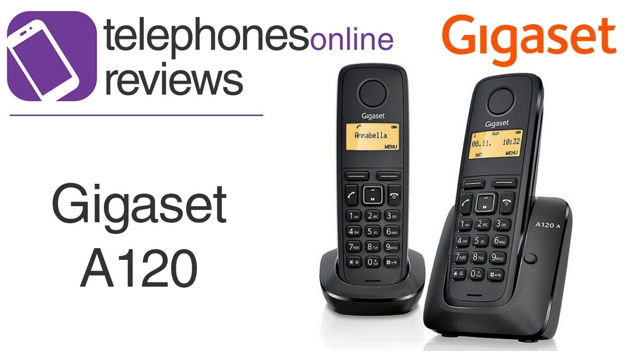 Gigaaset A120 Digital Cordless Telephone Video Review