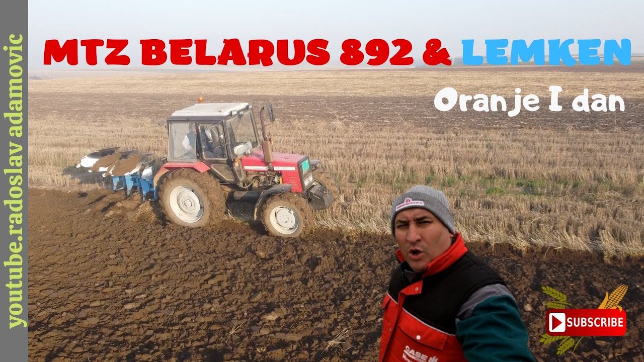 MTZ BELARUS 892 & LEMKEN : Oranje dan I 2021. ; MTZ BELARUS 892 & LEMKEN: Plowing day I 2021.