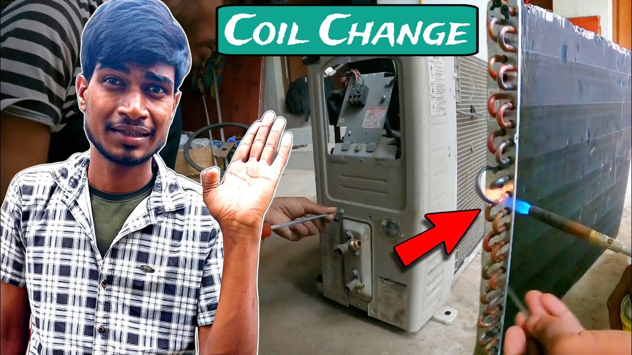 LG AC Condensor Coil change in Simrahi