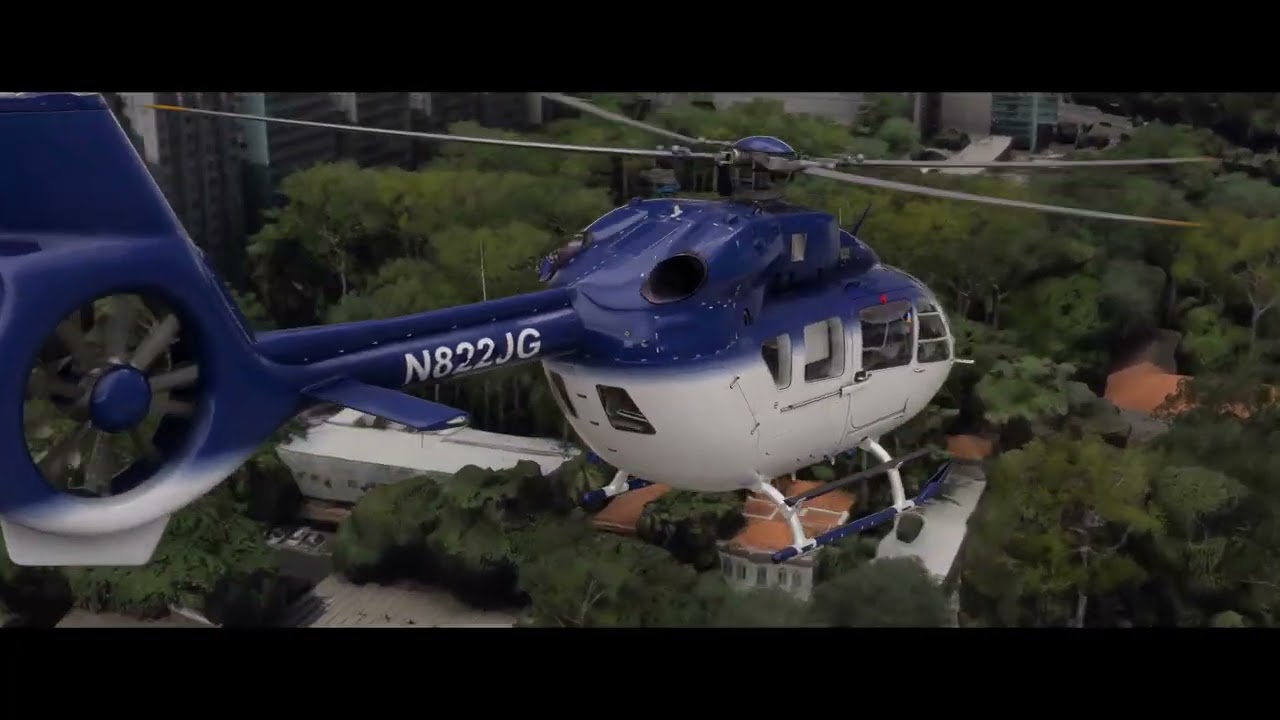 MSFS2024 HPG Airbus H145 Flying over Urca, Rio de Janeiro