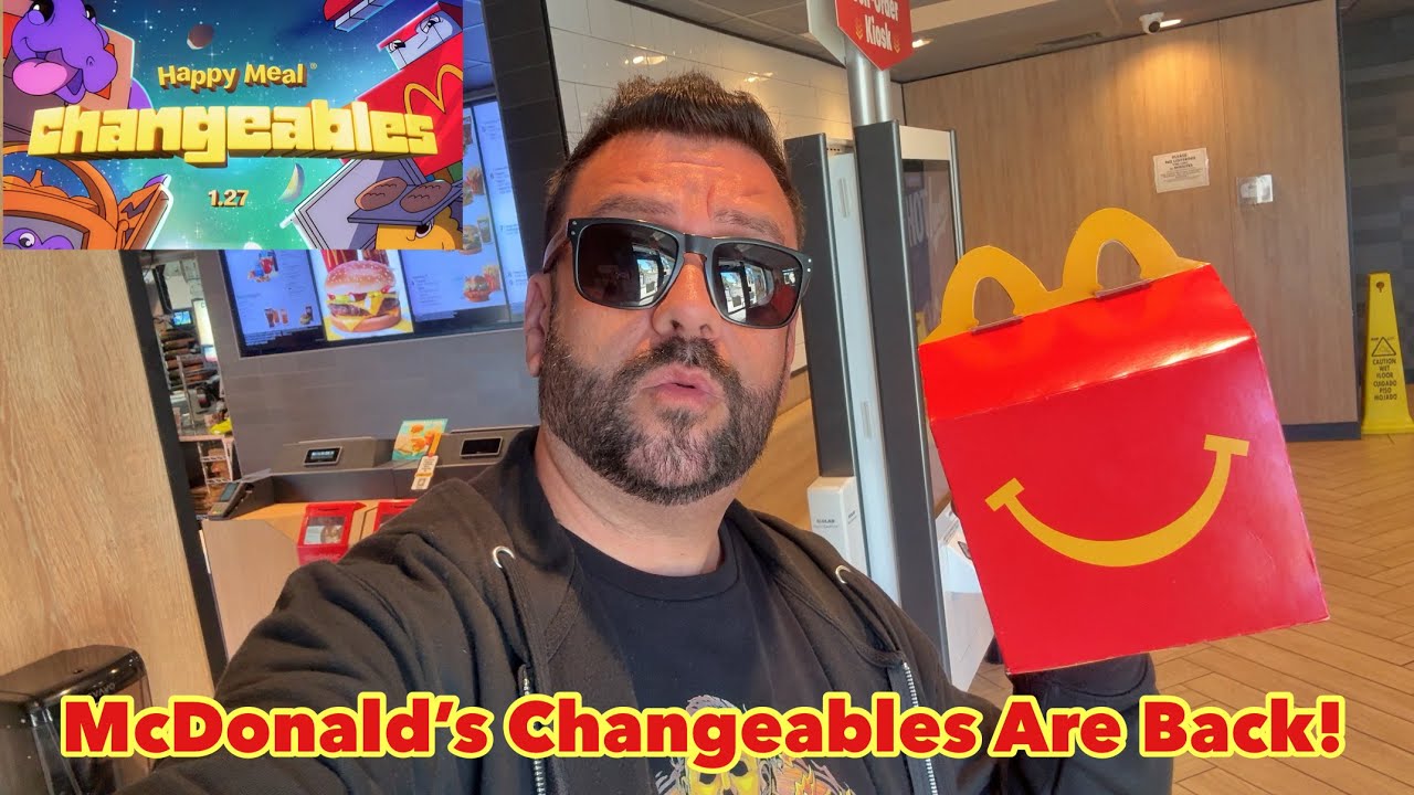 Игровые наборы Changeables от McDonald’s снова в продаже! Обзор Happy Meal!