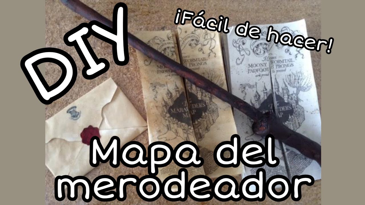 DIY: MAPA DEL MERODEADOR | ¡Practico y sencillo!