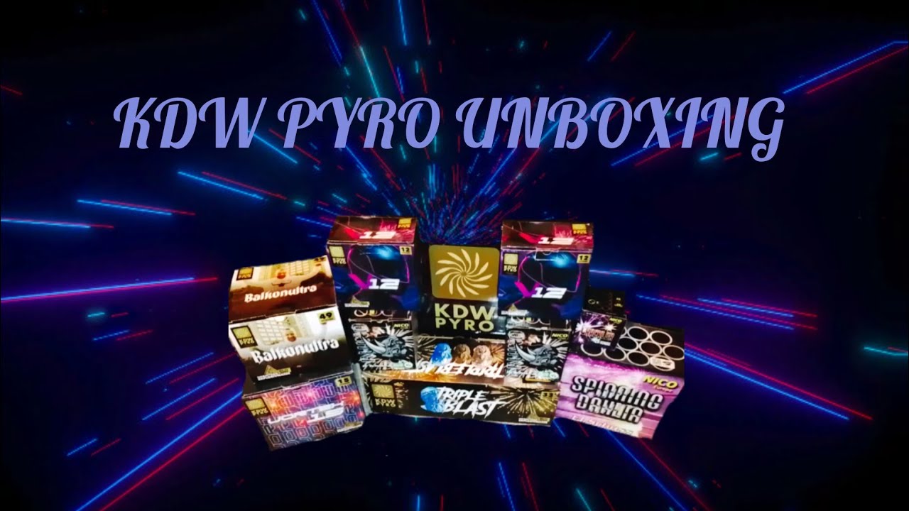 KDW Pyro Unboxing    #feuerwerk #kdwpyro #nicoeurope #fireworks #silvester @NICOEurope @KDW-PYROGMBH