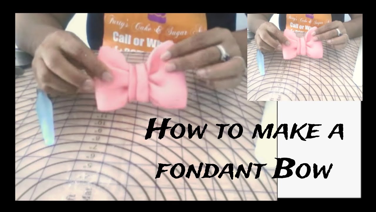 Easy  fondant bow