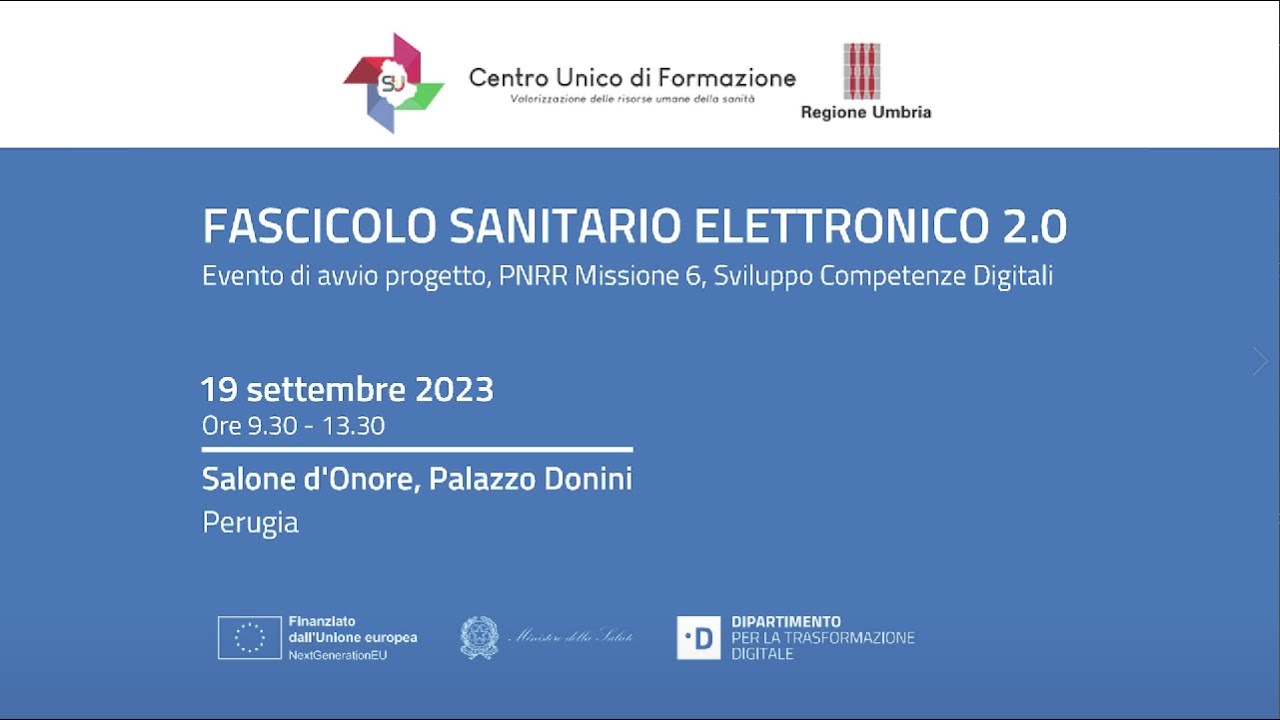 Fascicolo Sanitario Elettronico 2.0 - INTRO