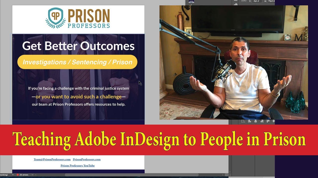 Teaching Adobe InDesign to People in Prison (2020, Part 1)