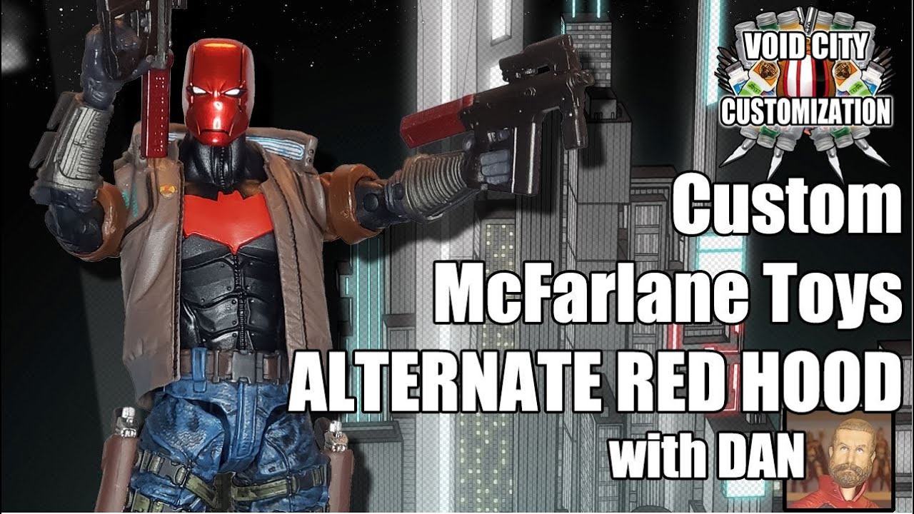 Custom McFarlane DC Multiverse RED HOOD Action Figure (Version 2)