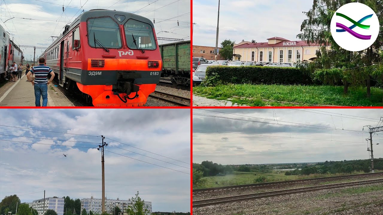 Поездка на электричке в Рязанский район. Посёлок Окский. Чуть не опоздал