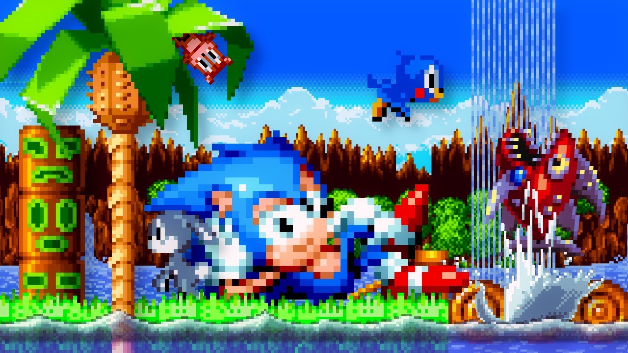Sonic Mania Plus: Enhanced Green Hill Zone