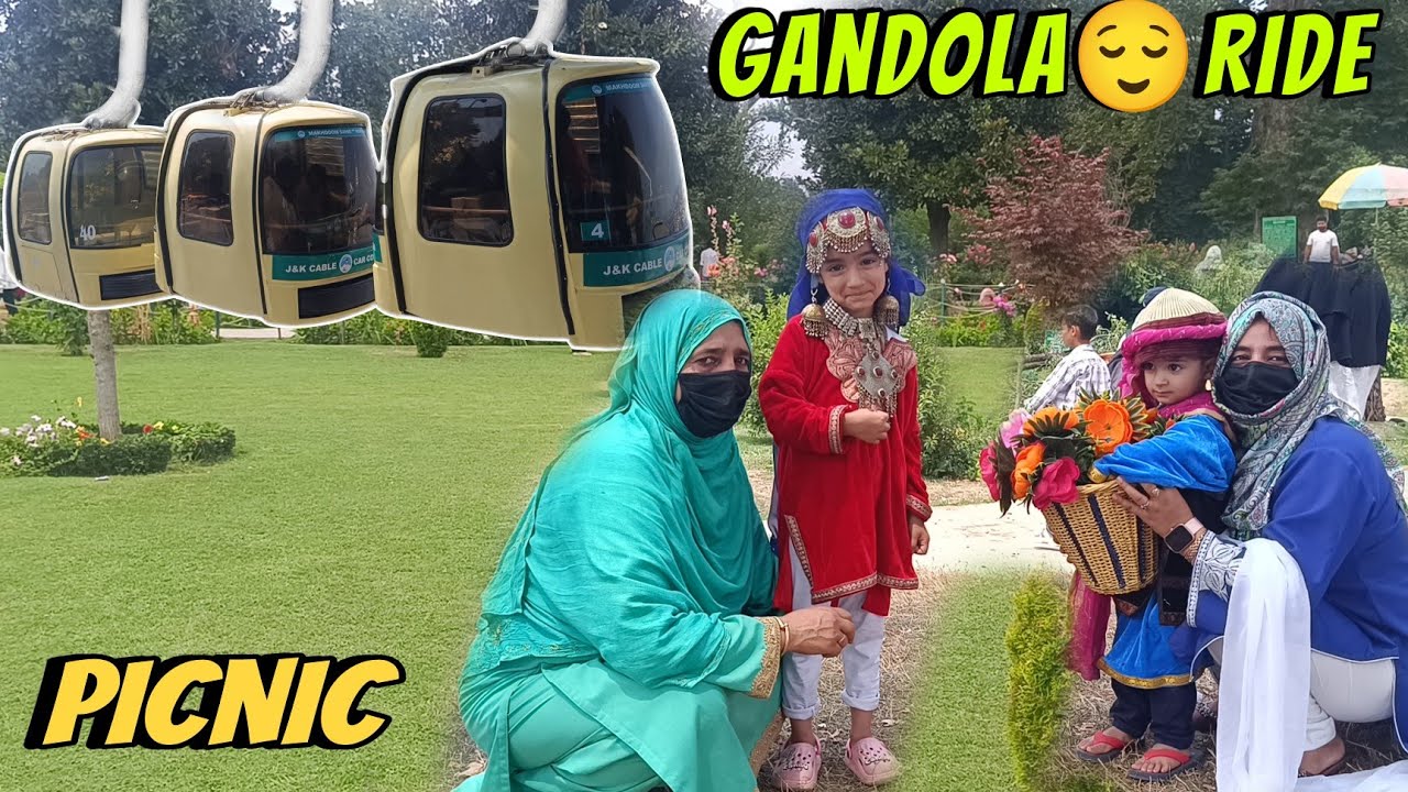 Picnic😊| Srinagar Ki Famous Tourist Place | Gondola Sawari Saas K sath