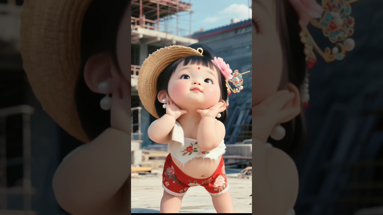 Adorable AI Baby Dancing #baby #aibaby #cute #adorable #dance #cutebaby #shorts #shortvideo