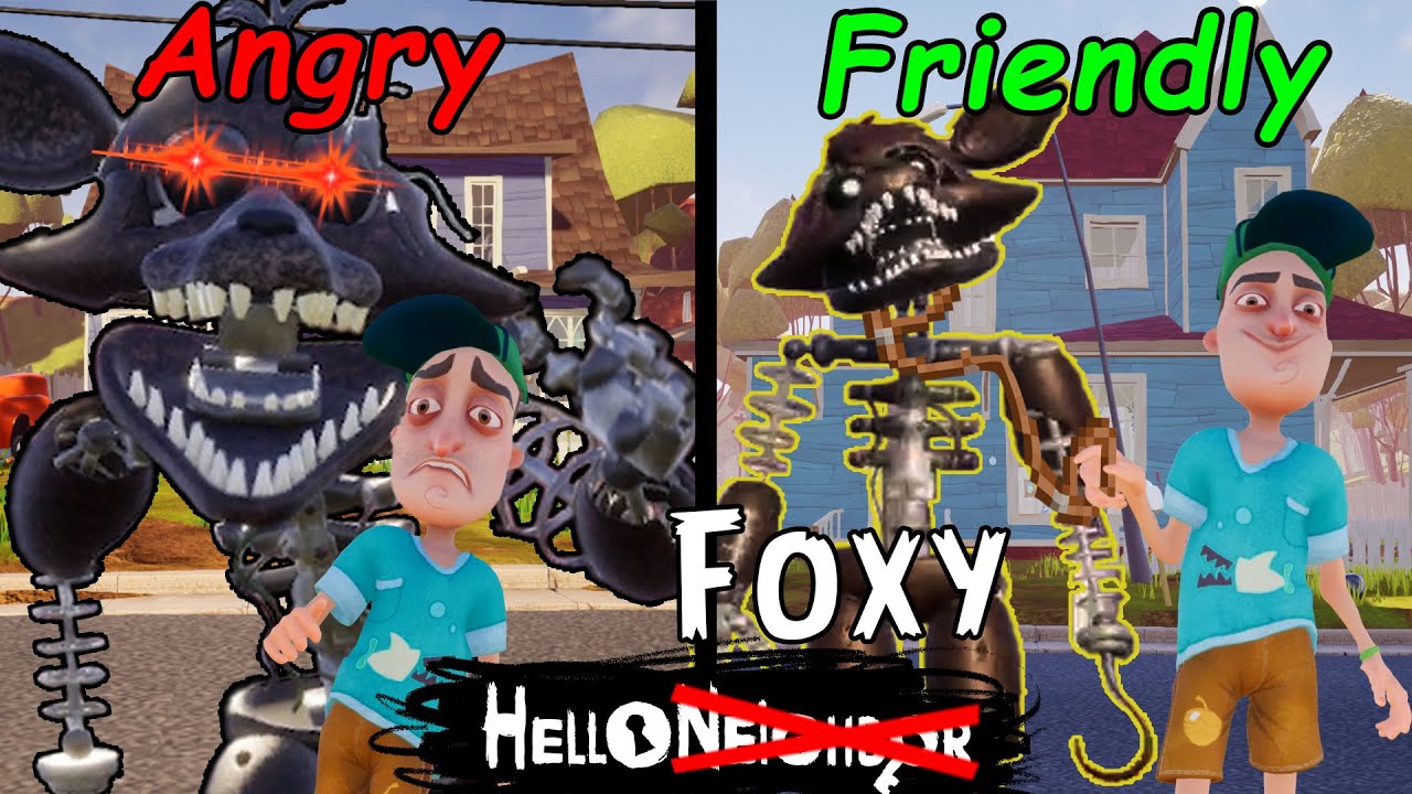 Hello Neighbor With Ignited Foxy