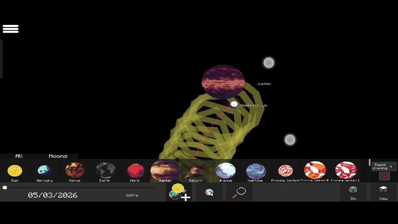 Playing solar sandbox