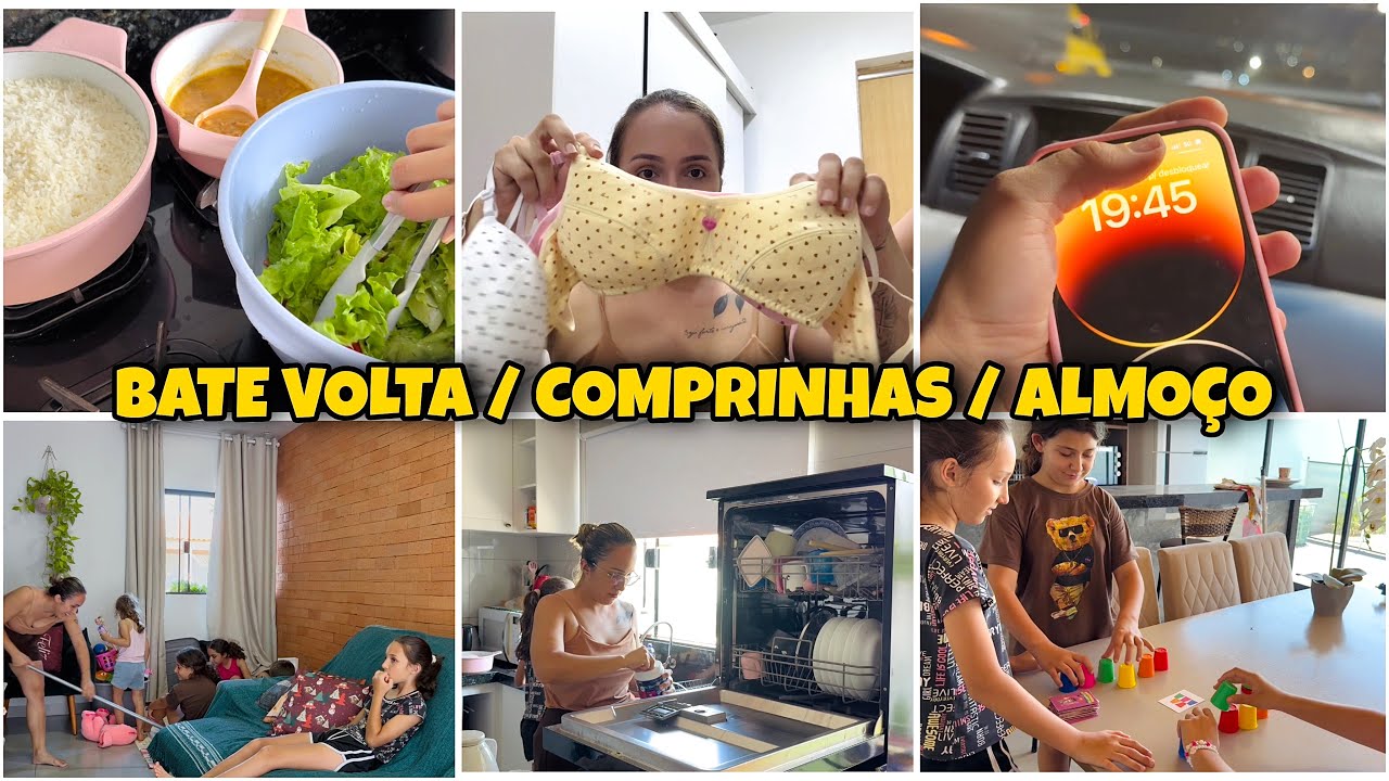 MEU DIA REAL: ALMOÇO SIMPLES, BUSCANDO A ENTEADA | COMPRINHAS ÍNTIMAS DA SHEIN, ROTINA - mãe de 5 