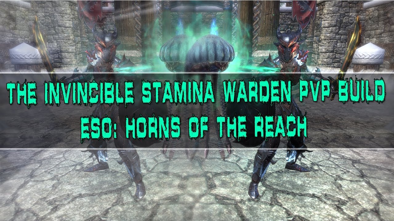 The Invincible Stamina Warden PvP Build (Double S&B) - Elder Scrolls Online: Horns Of The Reach