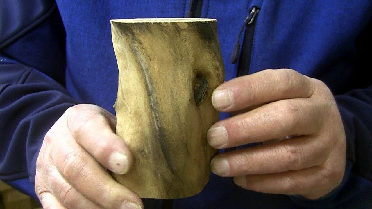 Surprisingly Pretty Olive Wood Dish - Wood Turning