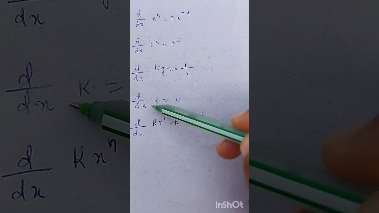 #Differentiation#LearnCalculus#MathsMadeEasy#MathTricks#MathsClass#basictools #ExamPreparation