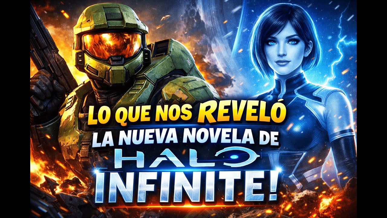 Lo que nos revelo la nueva novela de halo infinite Parte 2  OMG 😲😲!!!!