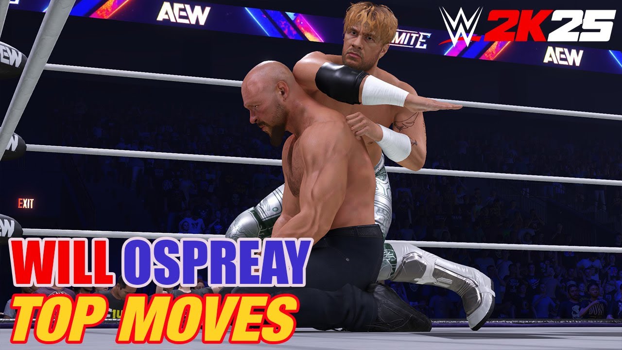 WILL OSPREAY'S TOP 20 MOVES – THE AERIAL ASSASSIN UNLEASHED! - WWE 2K25