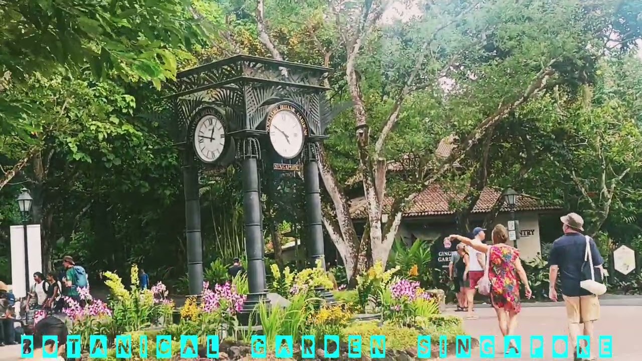 Let's look around the Botanical Garden,Singapore.