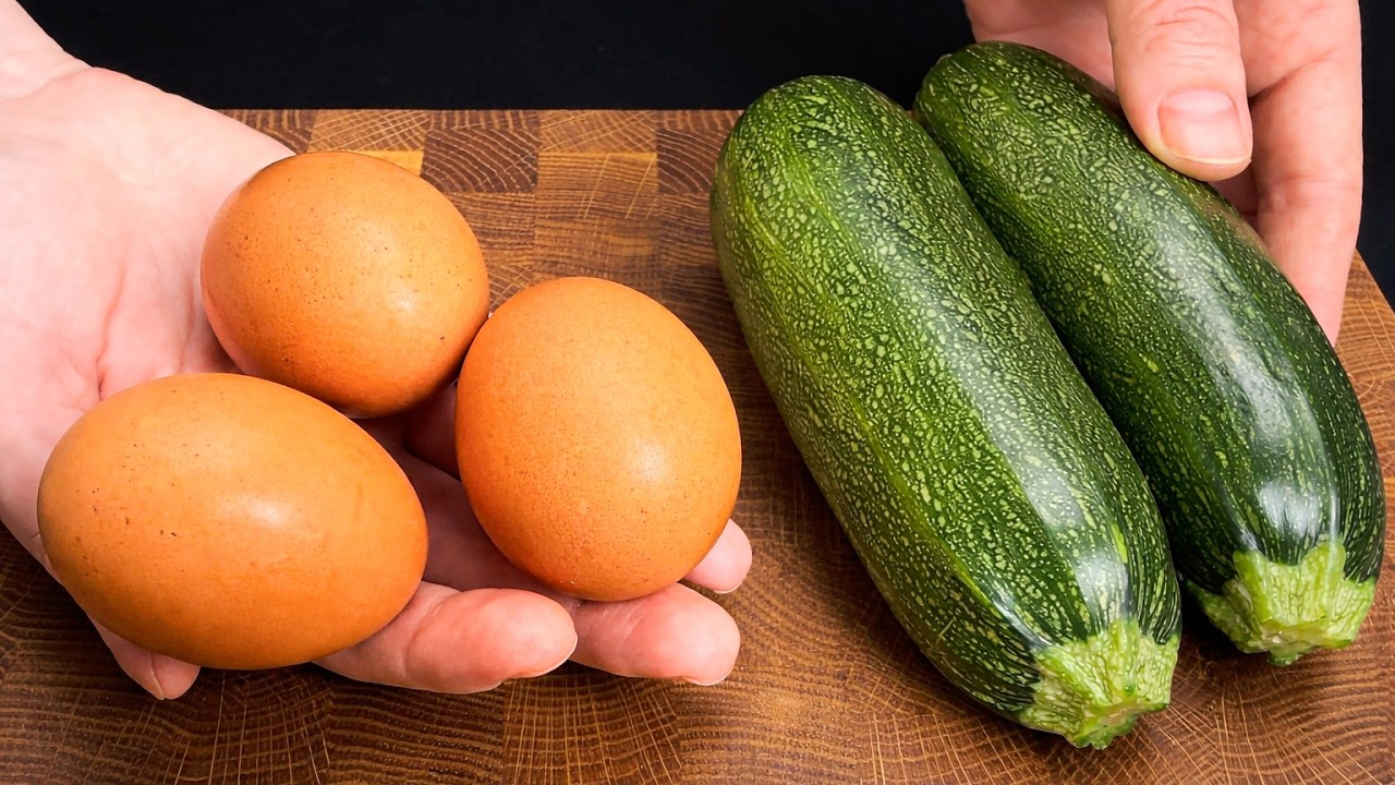 Я возьму цуккини и добавлю яйца! Вкуснее мяса и очень легко готовить!