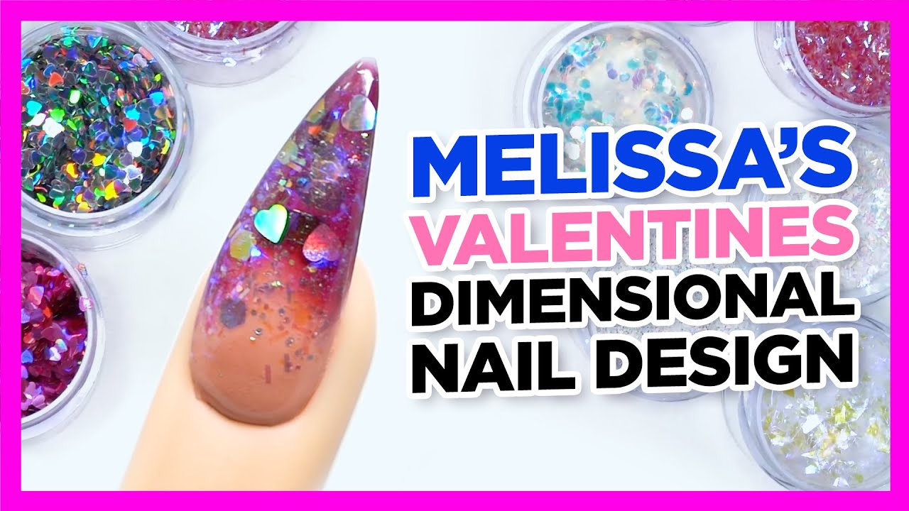 How to Create Stunning Heart Glitter Nails
