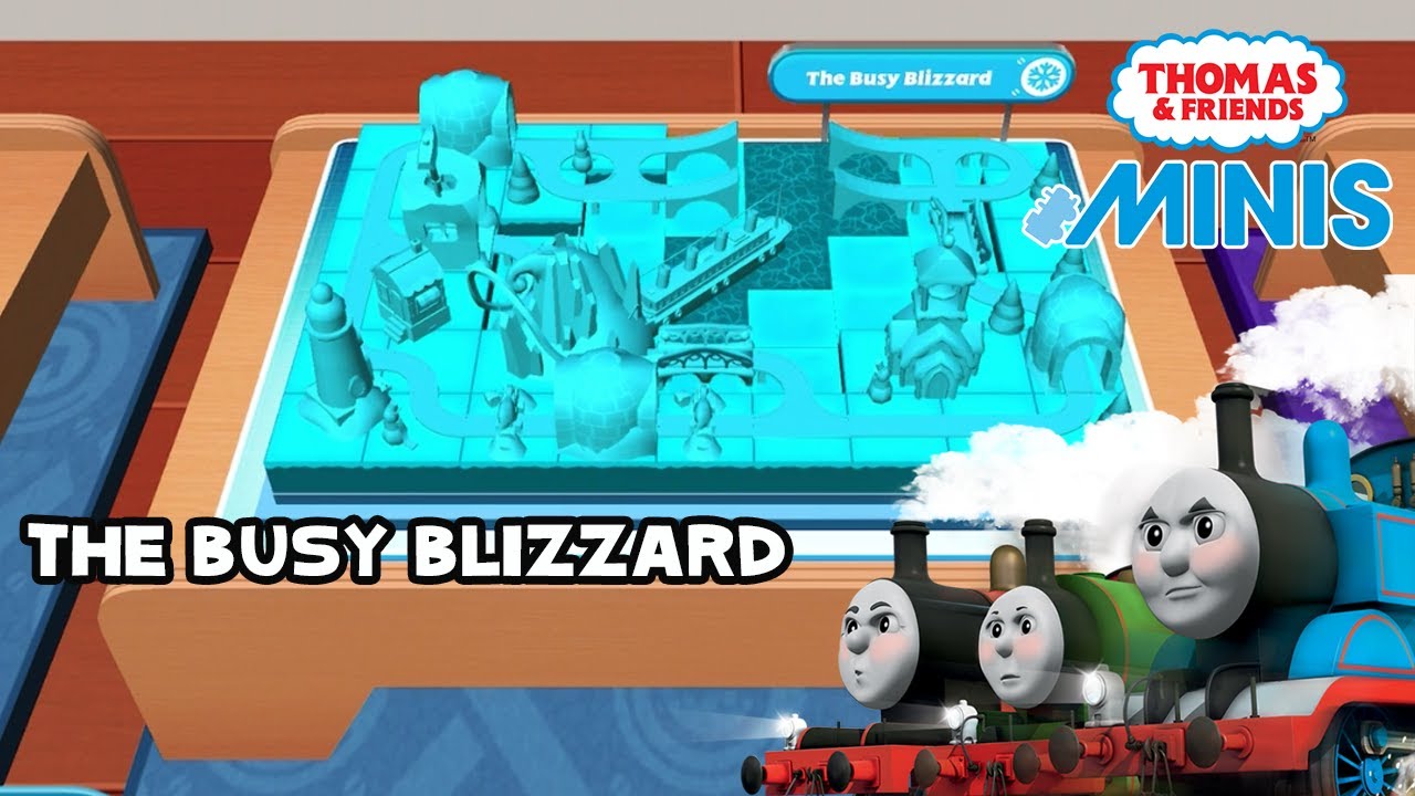 Thomas & Friends Minis - The Busy Blizzard Maps is Awsome and COLD !! | iPad Gameplay