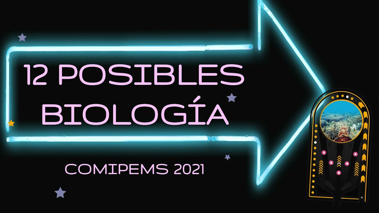 --BIOLOGÍA--COMIPEMS 2021-- 12 posibles preguntas de examen