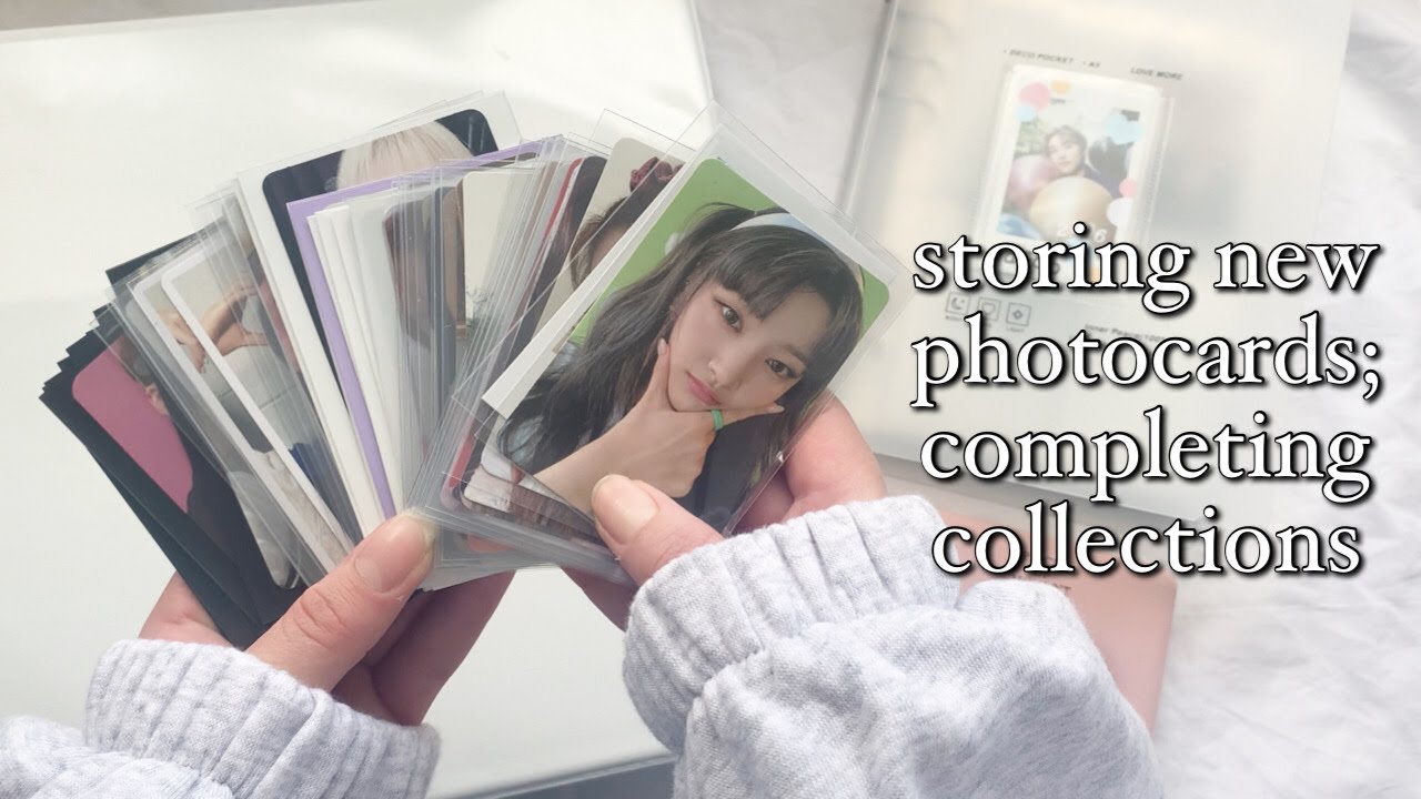 storing new photocards #25; completing some collections!
