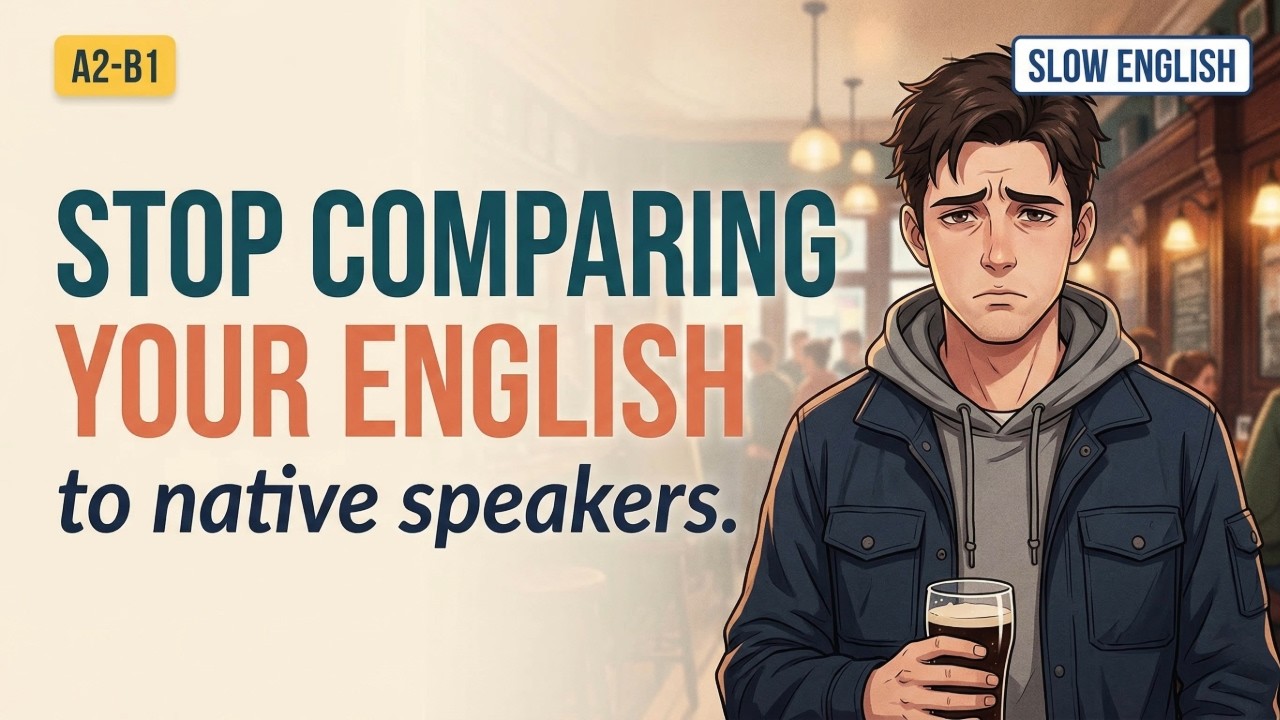 [Slow English Story] Stop Comparing Your English to Native Speakers | A2-B1 | Confidence