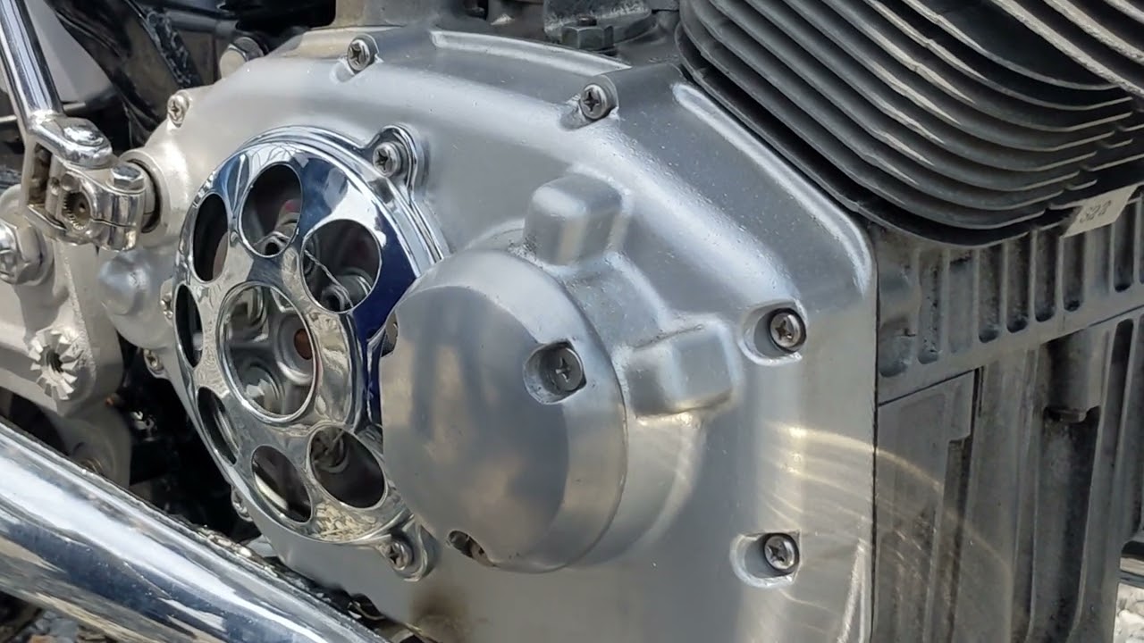 HONDA CR93ストリート　始動動画