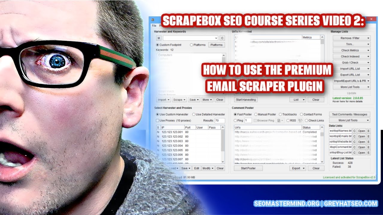 Scrapebox SEO Tutorial: How To Use Premium Email Scraper Plugin