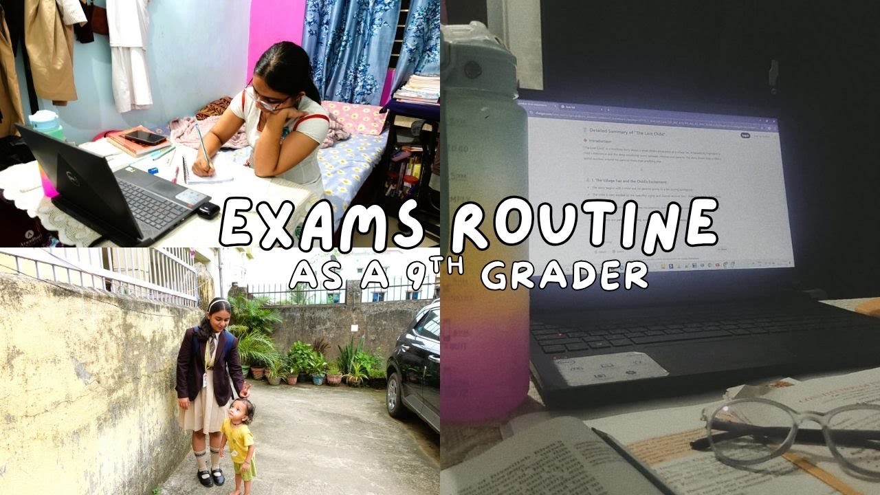 Exam Routine As A 9th Grader |2025 #learnwithpriyanshi