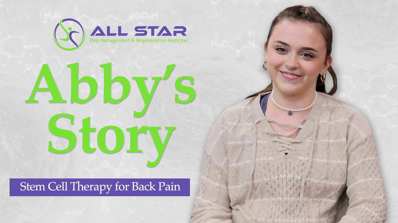 Abby's Story - PRP Therapy for Chronic Back Pain - All Star Pain Management