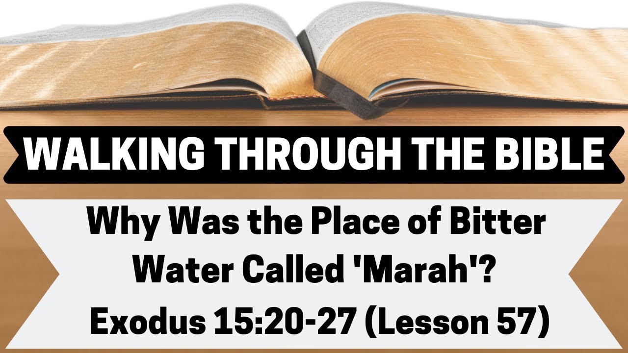 Why Was the Place of Bitter Water Called Marah? [Exodus 15:20-27][Lesson 57][W.T.T.B.]