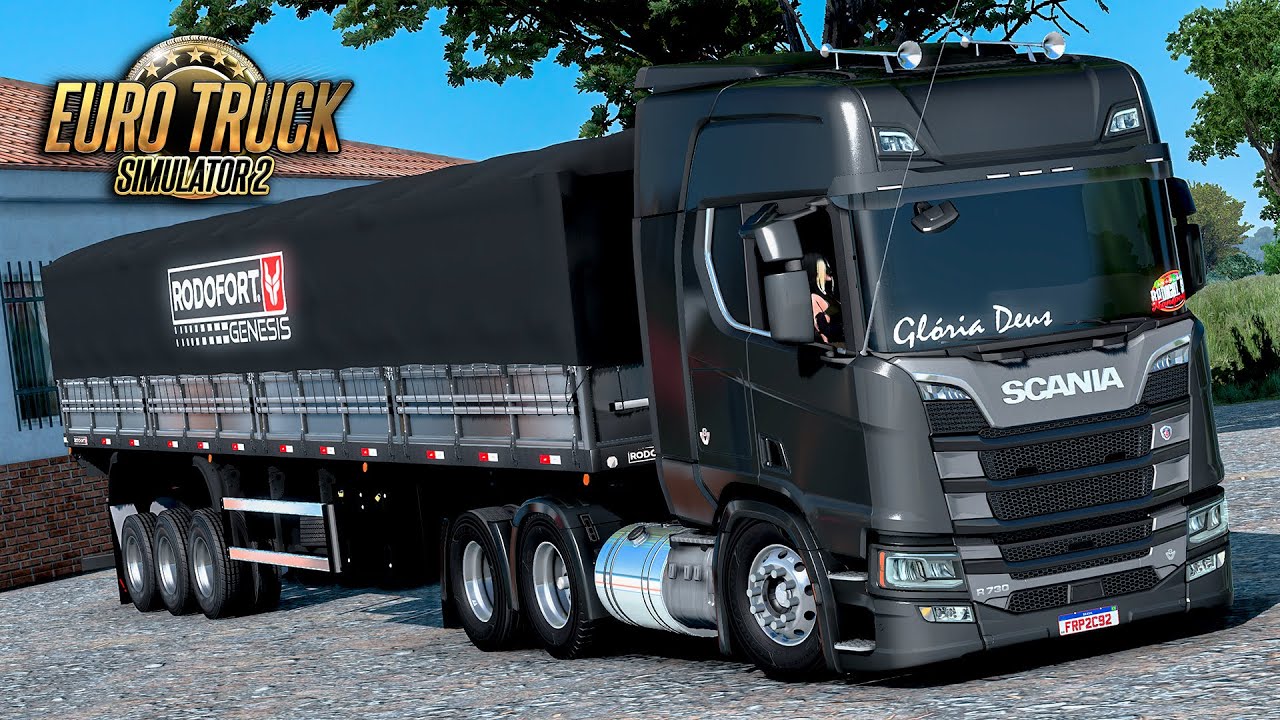 Scania R730 Black no Granel - Euro Truck 2