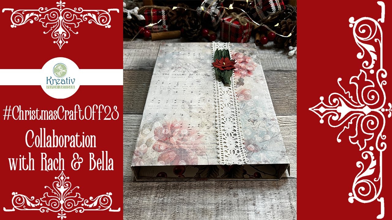 Let's Make a Gift Tag Folio! #christmascraftoff23 with Rach and Bella