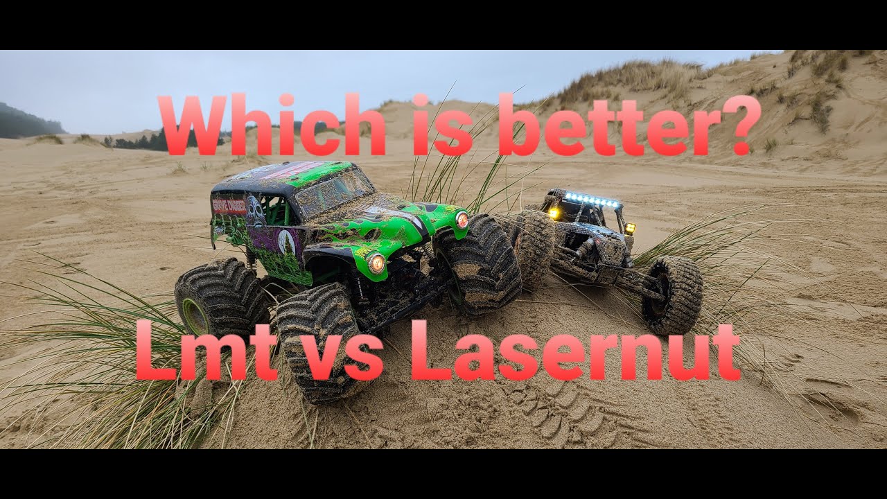 LMT vs LASERNUT! Which Losi is better? Epic day in the Sand Dunes