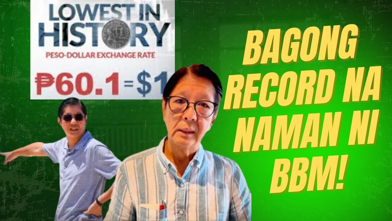 BBM RECORD PINAKAMABABANG PISO KONTRA DOLYAR! LENI BUMANAT SA BASHERS!