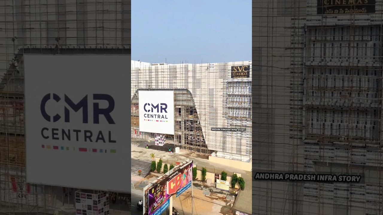CMR Central Mall & SVC Multiplex opening soon in Eluru 😍#AndhraPradesh #Eluru #APInfraStory