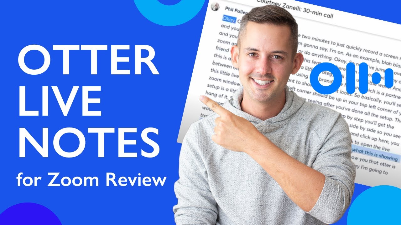 Otter Live Notes For Zoom Review | Phil Pallen