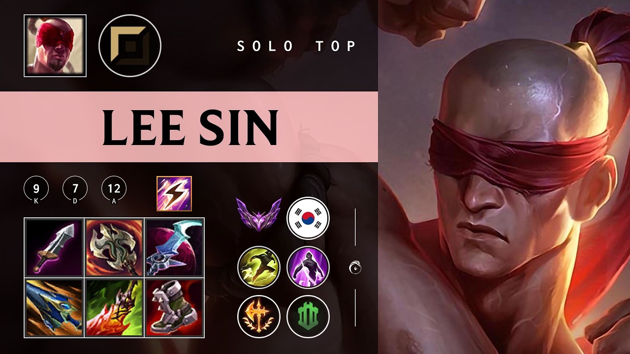 Lee Sin Top vs Gangplank - KR Master Patch 26.04