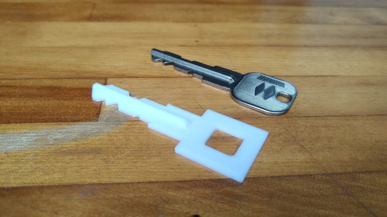 3Dプリンターで合鍵を作ってみた その１【ディスクシリンダー編】