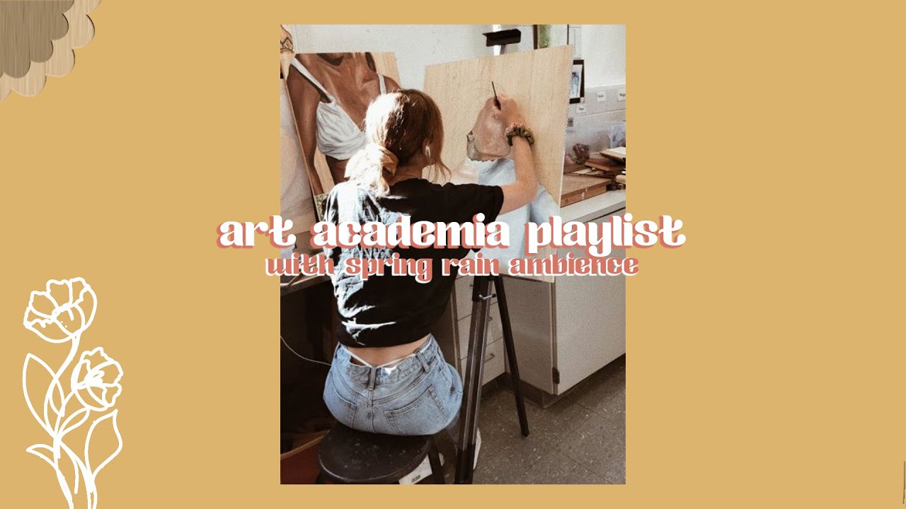 Art academia classical playlist to create a sculpture (w/ spring rain ambience) 🗿☔🎵