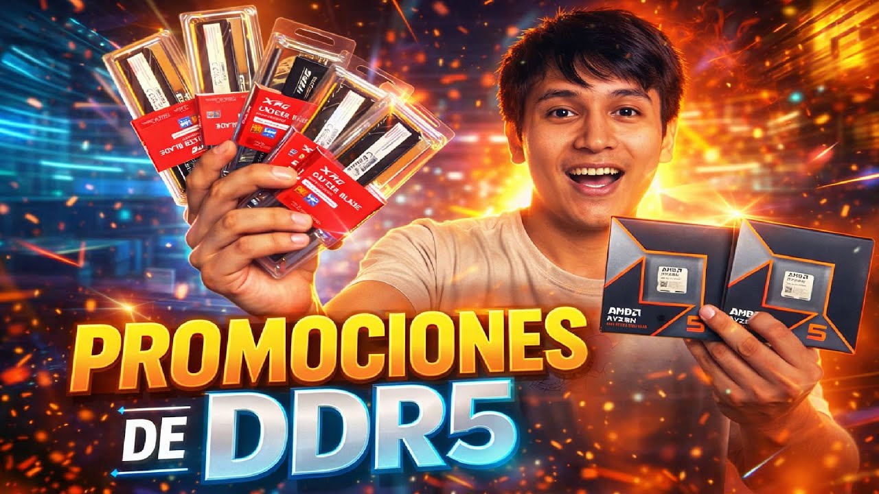 PROMOCION DE PC GAMER CON RAM DDR5 - LLEGARON LAS RAM DDR5