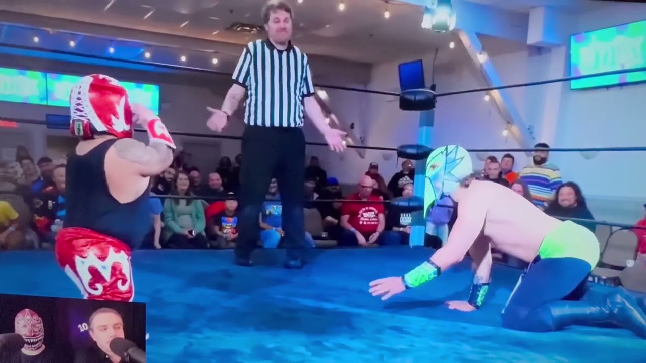 Mystery Wrestling 10- Micro-man vs Serpentico. #mysterywrestling #funnywrestling 