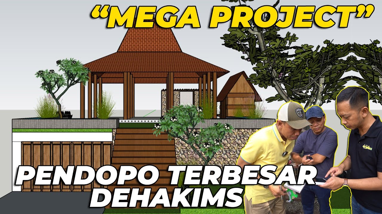 #01 PENDOPO | MEGA PROJEK TERGILAAA..!! BANGUN PENDOPO TERBESAR DI DEHAKIMS