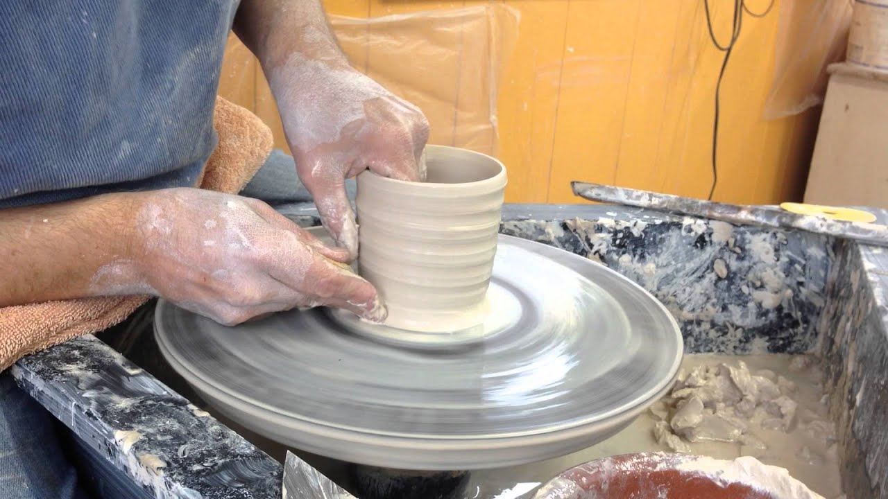 Throwing Yunomi For Soda Firing